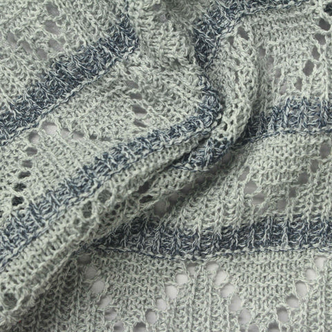 Green Bands Chunky Knit, Polyester