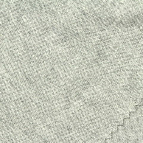Light Grey Marl Piqué Knit