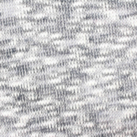 Grey Marl Chunky Knit, Cotton-Poly, 190 gsm