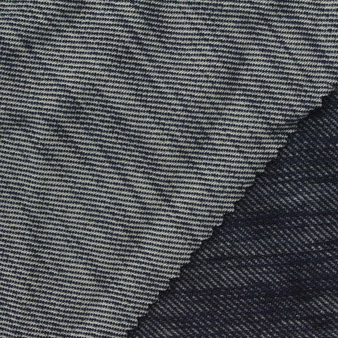 Cotton Polyester Denim Fabric, 160 gsm — Navy