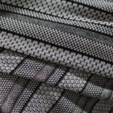 Black Horizontal-Stripe Knit, Polyester — photo 3