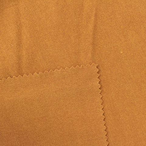 Polyester Viscose Stretch Twill Fabric, 268 gsm — Orange