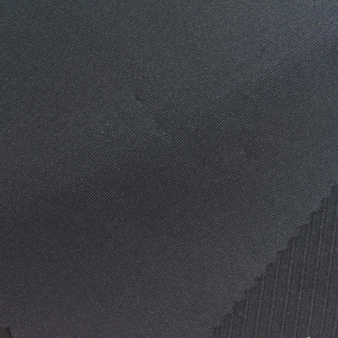Black Ribbed Scuba Knit, Polyester