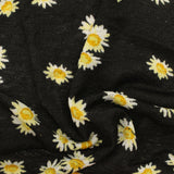 White Daisies Knit, Polyester — photo 3