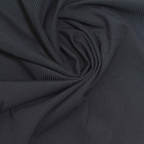 Nylon Stretch Rib Knit Fabric, 145 gsm, 145 cm — Grey