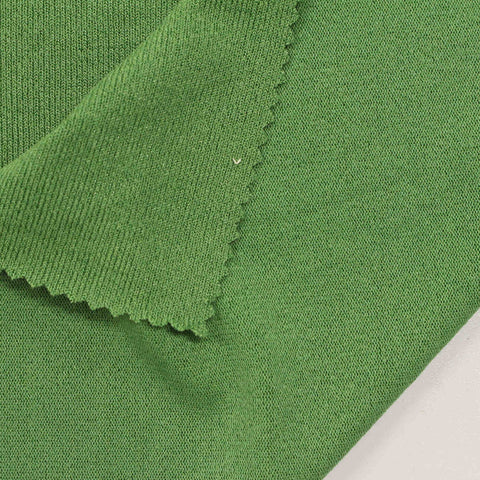 Green Marl Jersey Knit, Poly-Viscose, 257 gsm