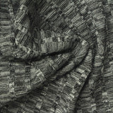 Black Marl Rib Knit, Polyester — photo 3