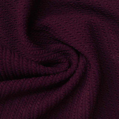Rib Knit Fabric, 280 gsm, 165 cm — Purple, ref EF-262149