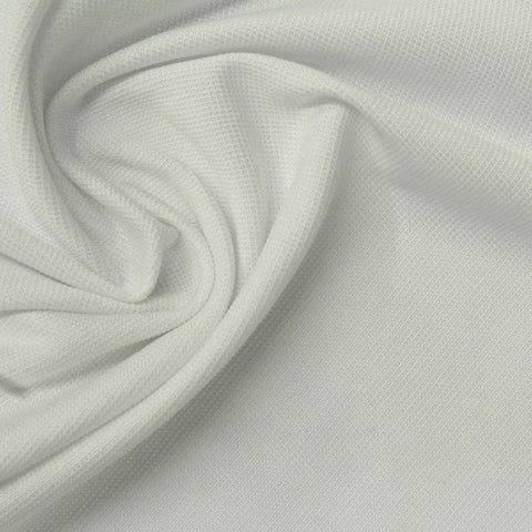 100% Polyester Piqué Knit Fabric, 190 gsm, 180 cm — Grey