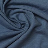 Polyester Viscose Stretch Jersey Knit Fabric, 150 gsm, 155 cm — Blue — photo 3