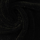 100% Polyester Chenille Fabric, 225 gsm, 145 cm — Black — photo 3