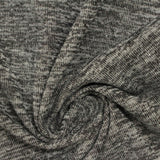 Heather Grey Marl Interlock Knit, Polyester — photo 3