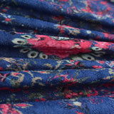 Pink Floral Woven, Viscose — photo 3
