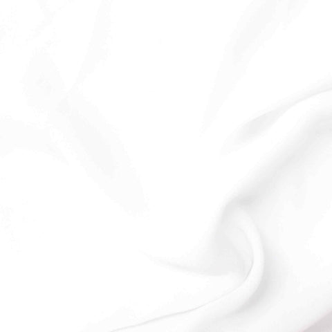 100% Polyester Chiffon Fabric, 119 gsm, 150 cm — White