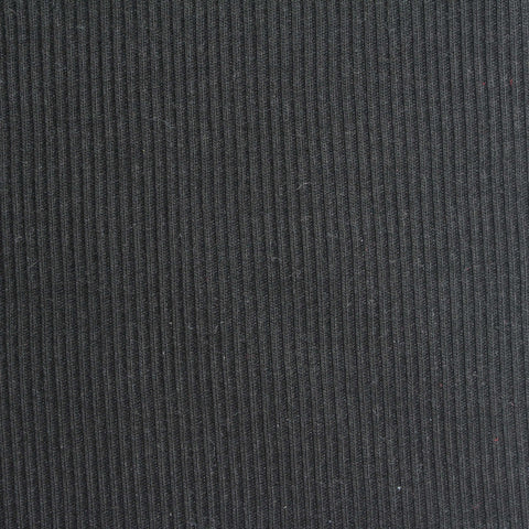 Polyester Cotton Rib Knit Fabric, 380 gsm, 173 cm — Grey