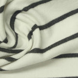 Dark Grey Horizontal-Stripe Chunky Knit, Poly-Viscose — photo 3