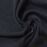 Polyester Stretch Chunky Knit Fabric, 215 gsm, 170 cm — Navy — photo 3
