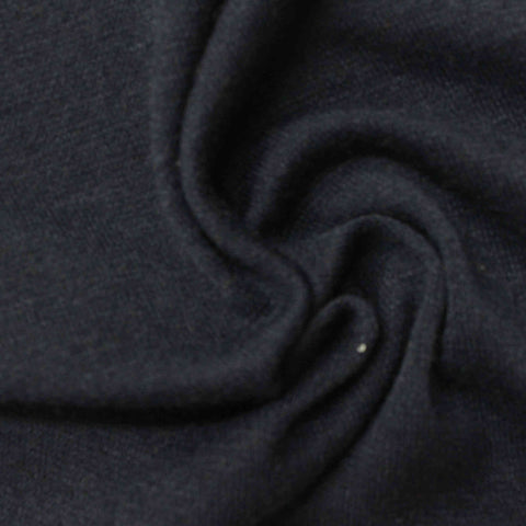 Polyester Stretch Chunky Knit Fabric, 215 gsm, 170 cm — Navy, ref EF-224795