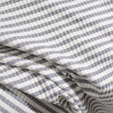 Grey Horizontal-Stripe Rib Knit, Viscose-Poly — photo 3