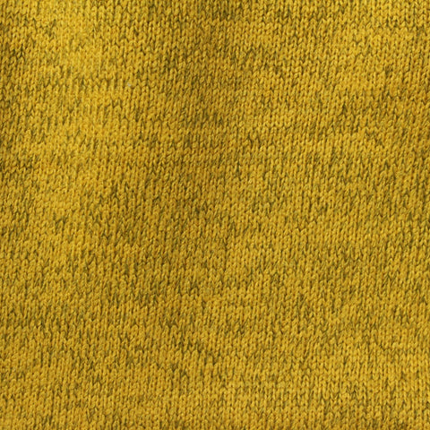 Yellow Marl Chunky Knit, Polyester, 320 gsm