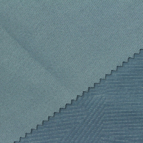 Blue Geometric-Chevron Jacquard, Polyester