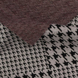 Black Houndstooth Jacquard, Polyester — photo 3
