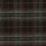 Dark Brown Plaid Woven, Poly-Viscose, 285 gsm, 150 cm, ref EF-265198 — photo 3