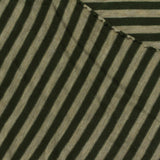 Green Horizontal-Stripe Knit, Viscose — photo 3