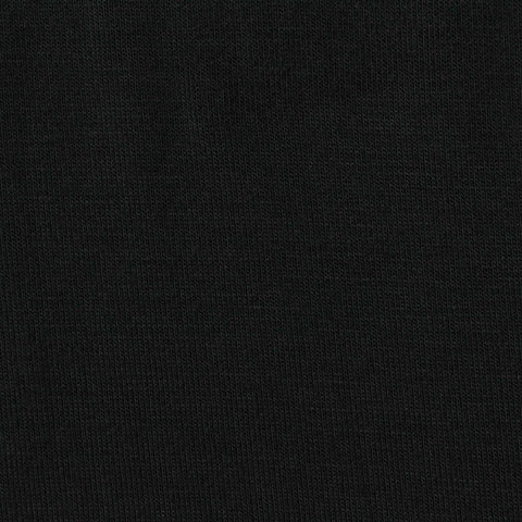 Viscose Stretch Jersey Knit Fabric, 205 gsm, 150 cm — Black