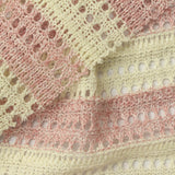 Cream Openwork Chunky Knit, Polyester — photo 3