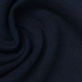 Brushed 100% Cotton French Terry Fabric, 285 gsm, 180 cm — Navy — photo 3