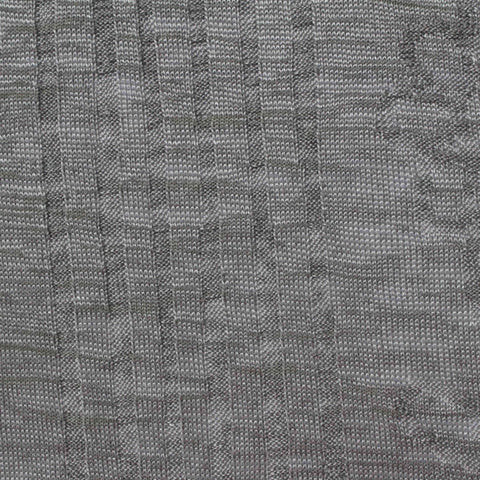 Grey Diamond Rib Knit, Polyester