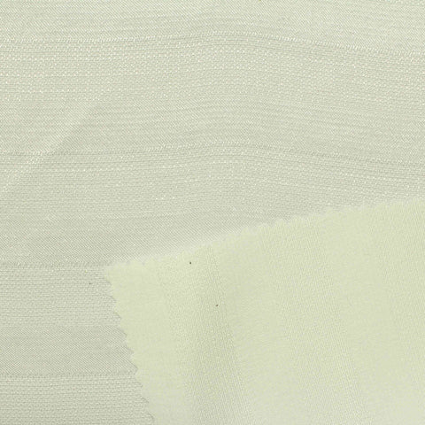 Cream Textured-Band Jacquard, Viscose