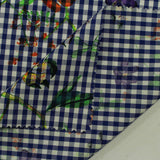 Purple Watercolor-Floral Woven, Cotton — photo 3