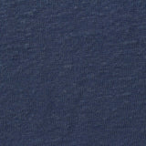 Dark Blue Heathered-Marl Jersey Knit, Cotton-Poly — photo 3