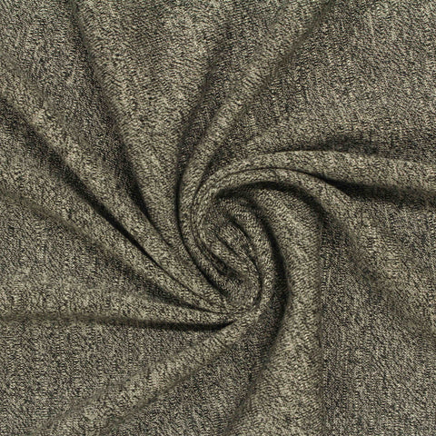 Light Grey Marl Jersey Knit, Poly-Viscose, 160 gsm, 155 cm