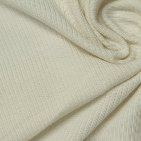 Polyester Viscose Stretch Rib Knit Fabric, 250 gsm — Green