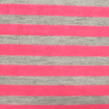 Pink Vertical-Stripe Knit, Polyester — photo 3