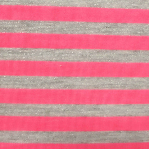 Pink Vertical-Stripe Knit, Polyester