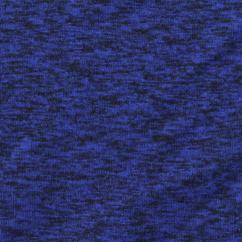 Blue Marl Jersey Knit, Polyester, 175 gsm