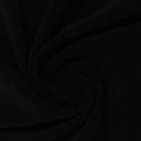 100% Polyester Knit Fabric, 275 gsm — Black — photo 3
