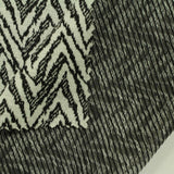 Black Zigzag Jacquard, Polyester — photo 3