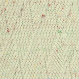 Cream Marl Pointelle Knit, Polyester — photo 3