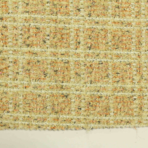 Beige Check Jacquard
