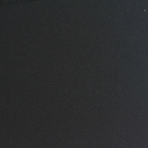 Ponte Knit Fabric, 250 gsm, 152 cm — Black