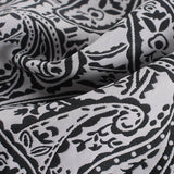 Black Paisley Jacquard, Polyester — photo 3