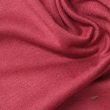 Viscose Polyester Stretch Interlock Knit Fabric, 249 gsm, 170 cm — Red — photo 3