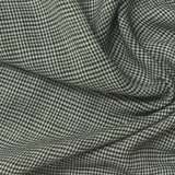 Black Micro-Check Woven, Viscose-Poly — photo 3