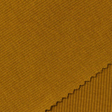 Cotton Polyester Stretch Rib Knit Fabric, 270 gsm, 115 cm — Khaki — photo 3
