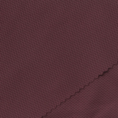 Burgundy Tone-on-Tone Interlock Knit, Nylon